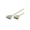 Wentronic Goobay Connection Cable D-SUB, Grey, 1.8 m - D-SUB/IEEE 1284-Plug (25-pin) > D-SUB/IEEE 1284-Socket (25-pin) (50541)