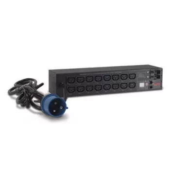 Power distribution unit APC AP7922B — 16 C13 outlets, Metered & Switched PDU, 2U, 200–230 V, 32 A, 3.05 m cable, Black