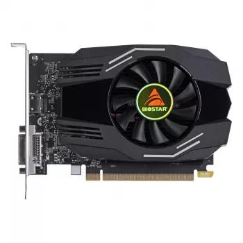 Graphics card BIOSTAR GeForce GT 1030 — 4 GB GDDR4, 64-bit, PCIe x16 4.0, Active cooling, DVI-D + HDMI