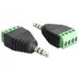 Cable Gender Changer DeLOCK 65453 3.5mm 4pin Black Green