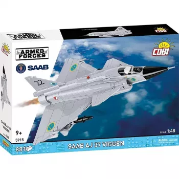 Cobi Blocks Saab AJ 37 Viggen 881 elements construction set