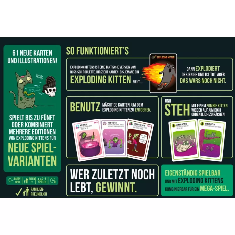 Zombie Kittens, Card Game