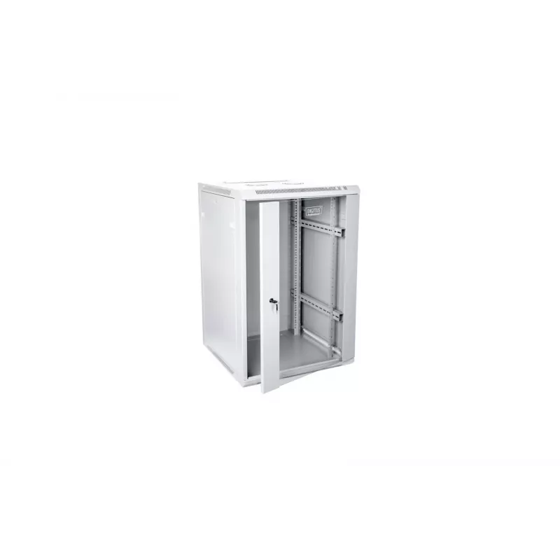 Digitus DN-W19 15U/600 rack cabinet Wall mounted rack Light grey
