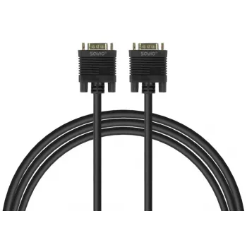 VGA cable SAVIO Cl-202 1.8 m — VGA (D-Sub) to VGA (D-Sub), black