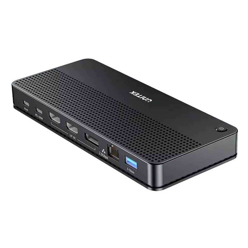 Docking Station UNITEK D1104A01 USB4 Wired 100W Power Delivery