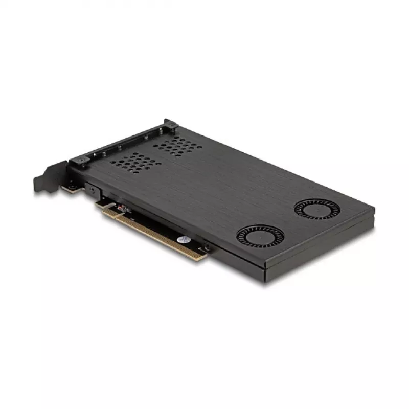 Delock PCI Express x16 Card Frame for 2 x M.2 NVMe SSD Bifurcation 47042