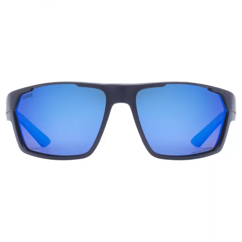 Multi-sport glasses UVEX sportstyle 233 P — full rim, unisex, navy, 28 g
