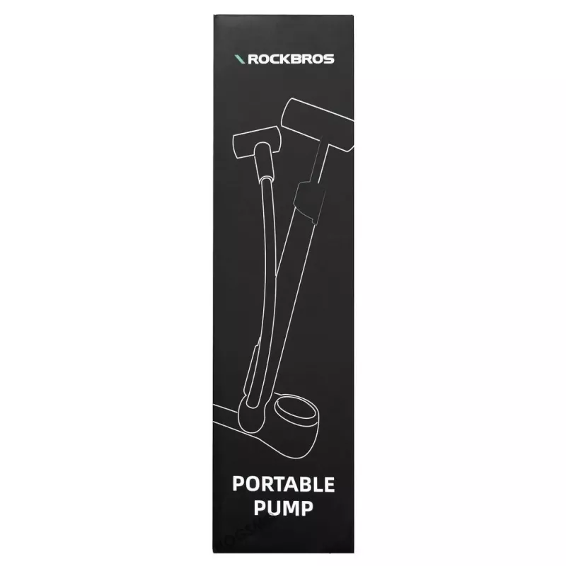 Rockbros 42310006001 Bicycle hand pump with pressure gauge Black