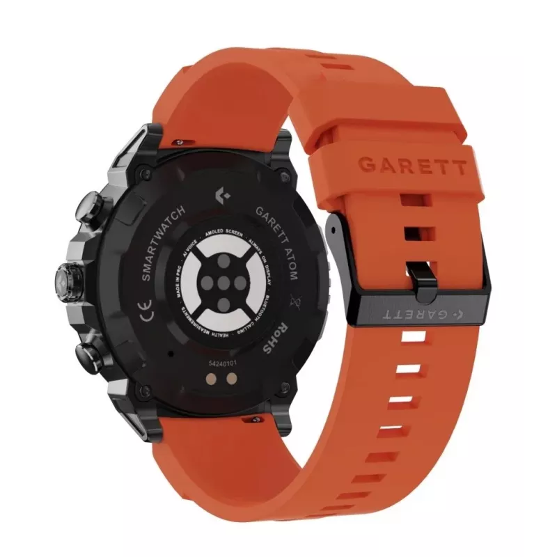 Smartwatch Garett Atom Black Steel