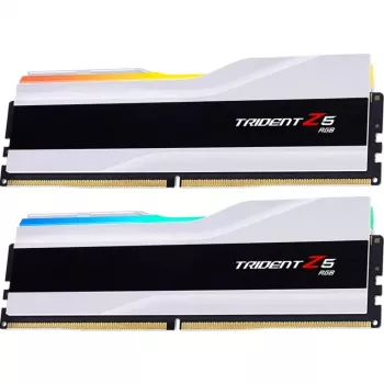 DIMM 32 GB DDR5-6400 (2x 16 GB) Dual-Kit, Memory White, F5-6400J3039G16GX2-TZ5RW, Trident Z5 RGB, INTEL XMP