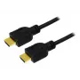 LogiLink HDMI connection cable HDMI-A plug, HDMI-A plug 3.00 m black CH0038 4K UHD HDMI cable