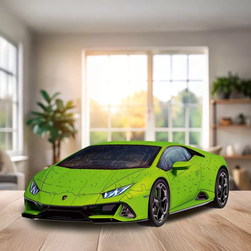 Puzzle 3D 158 pieces Lamborghini Huracan EVO green