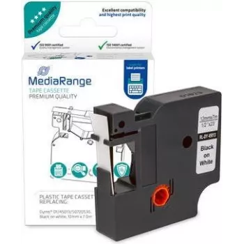 Plastic tape cassette MediaRange MRDY45013 for Dymo label printers