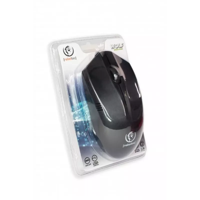 Wired mouse Rebeltec RBLMYS00053 USB