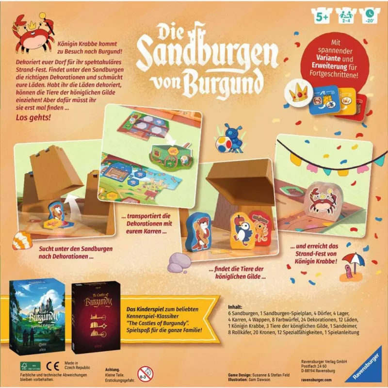 Ravensburger Die Sandburgen von Burgund, Brettspiel
