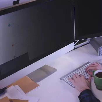 Qoltec GDPR Privacy Filter 23 | 16:9 | Eye Care | Panoramic
