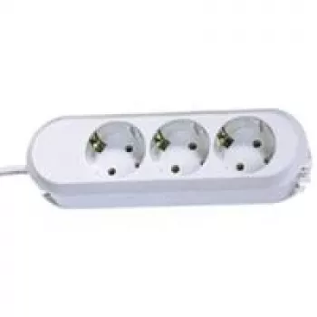 Power Extension Bachmann SMARTLINE 1.5m 3 AC Outlets Black