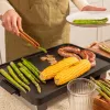 Table Grill Magnet 1800, Electric Grill Plate black/Silver, 1.800 Watt