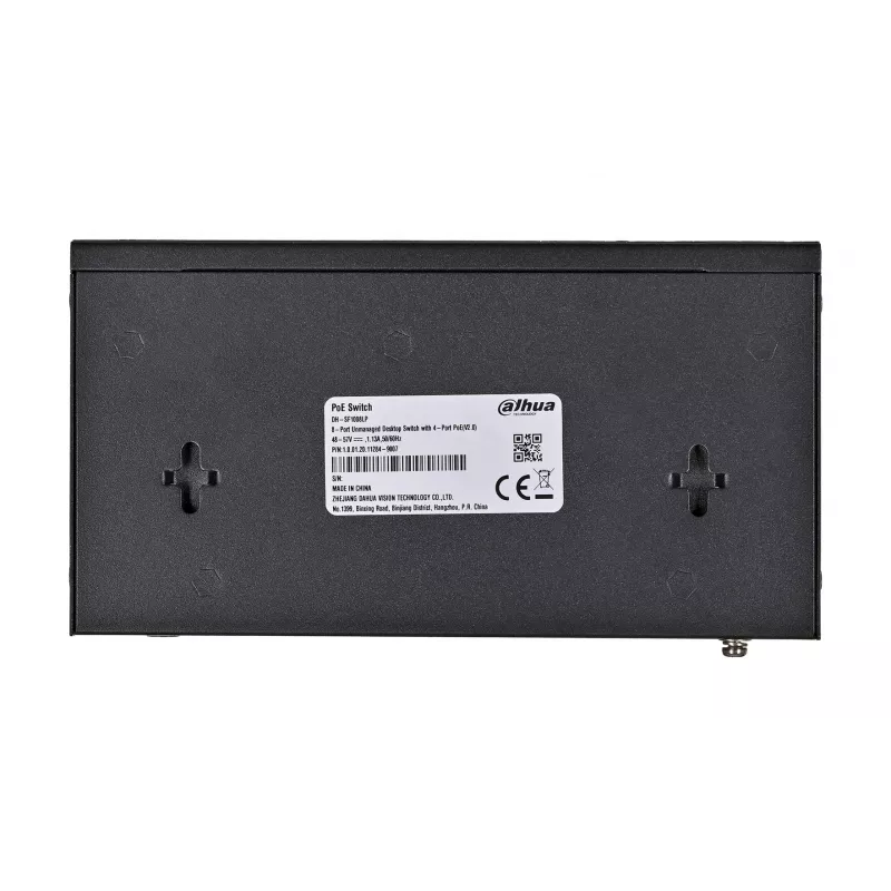 Dahua Technology PoE SF1008LP Unmanaged L2 Fast Ethernet (10/100) Power over Ethernet (PoE) Black