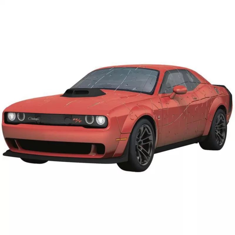 3D puzzle Ravensburger Dodge Challenger R/T Scat Pack Widebody – Iconics series, model replica