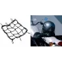 Cargo net IWH 079430, elastic, black, 300×300 mm, with 6 hooks