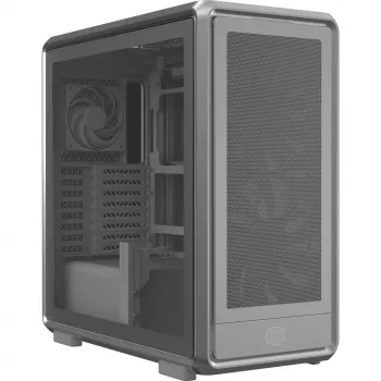 PC Midi Tower Cooler Master MasterFrame 600 Mesh Silver — supports ATX/EATX, front 2×200mm, 2.5 inch/3.5 inch drives