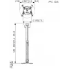 Projector Ceiling Mount Vogel's PPC 1555 Silver