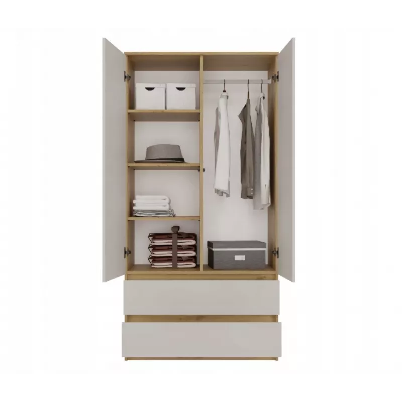 MALWA SS-90 wardrobe Artisan oak/cashmere