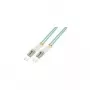 Logilink - Patch-Cable - LC Multi-Mode (M) - LC Multi-Mode (M) - 7.5 m - Fibre Optic - 50/125 micrometre - OM3 - Halogen-Free - aquamarine (FP3LC07)