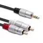 Audio Cable Qoltec 52341 3m 2xRCA 3.5mm Black