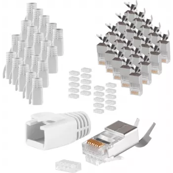 Wire connector RJ-45 ShiverPeaks 72067-20GR Grey