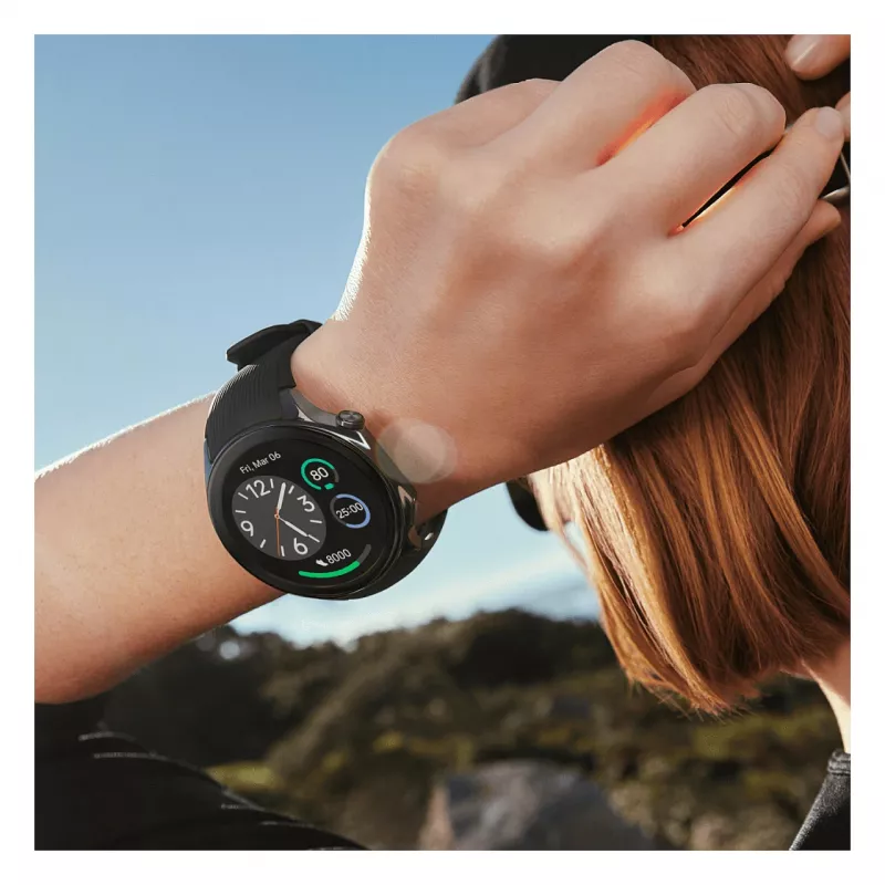 OnePlus Watch 2 - 46 mm - smart watch with strap - Fluoroelastomer - Wrist size: 140-210 mm - Display 3.63 cm (1.43)