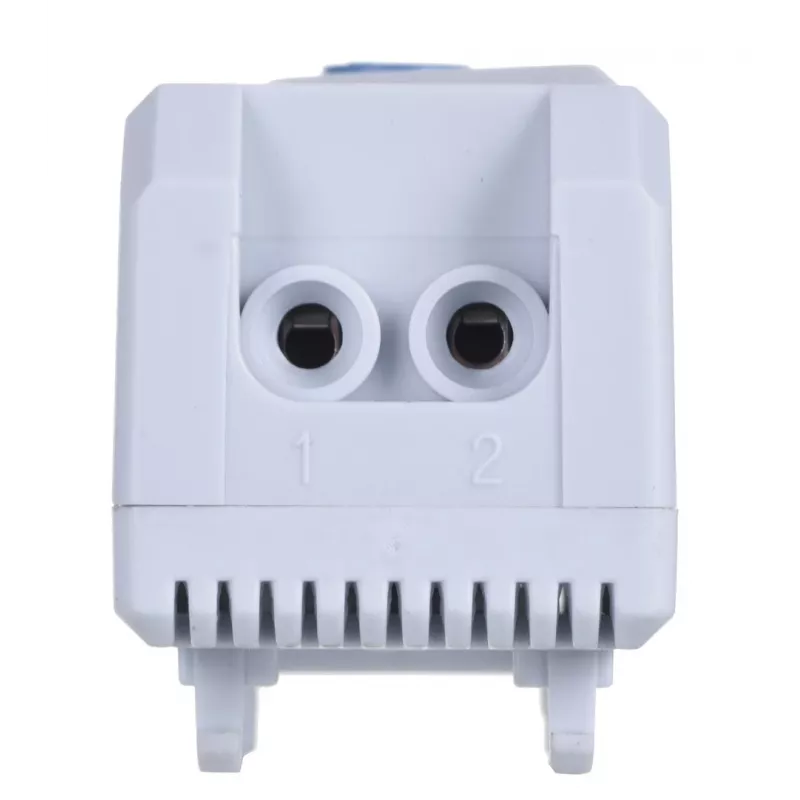 Thermostat Alantec KTS, rotary control, IP20, plastic housing, grey, -45–70°C, 60×33×43 mm