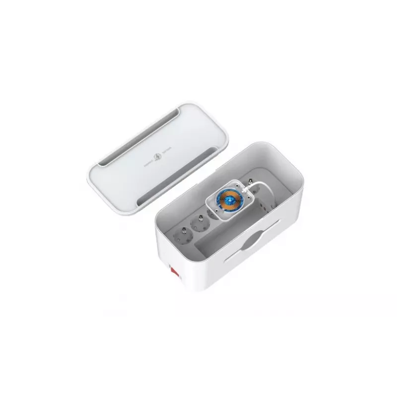 Power extension Energizer EPB2500W03EU — 2 m cable, 5 AC outlets, 2500 W, indoor, white