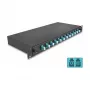 Fibre optic splice enclosure DeLOCK 67004 Black Metal 482x220x44mm