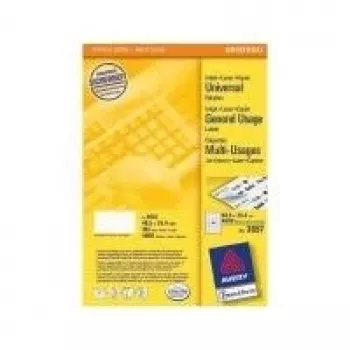 Avery - Labels - White - A4 (210 x 297 mm) - 100 pc(s). 40) (3657)
