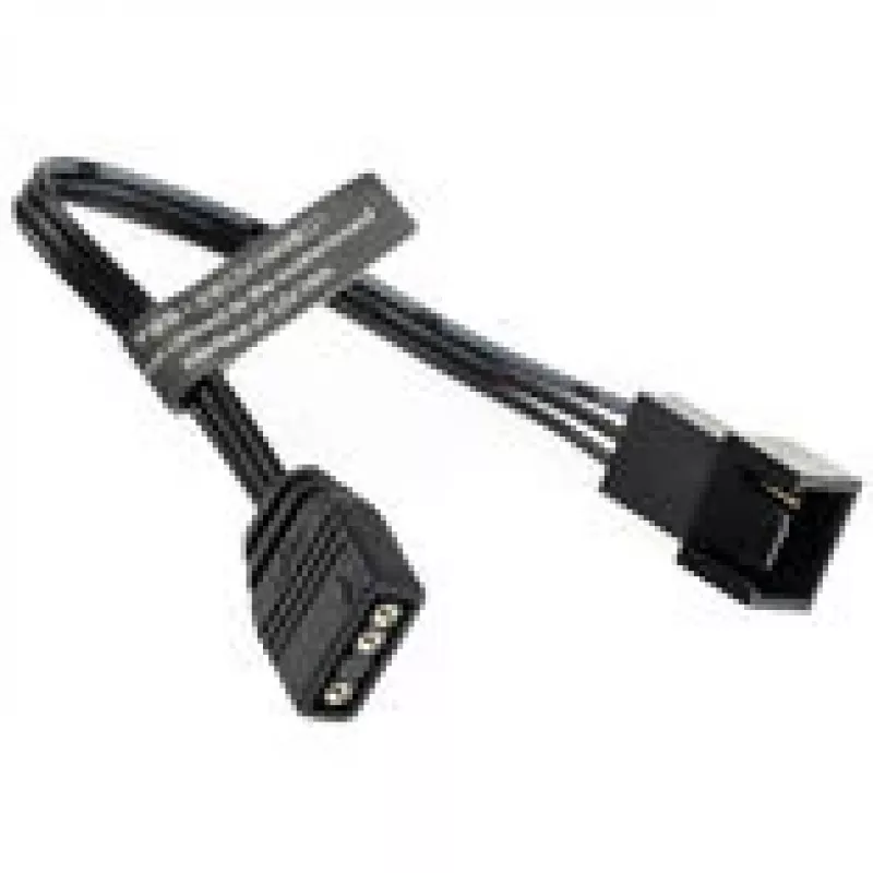 ARGB adapter cable Barrow ZBDZJX-5M — 3-pin 5V addressable RGB, length 10 cm