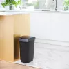 rotho Twist 25 L rectangular polypropylene storage container — 25 L, 476×333×252 mm, black