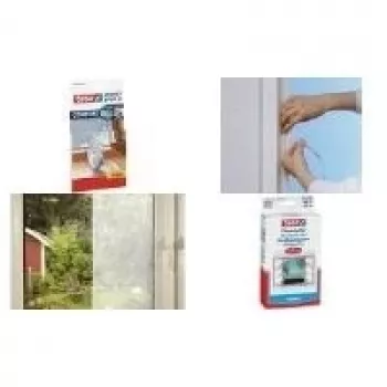 tesa insect screen STANDARD for window, 1,50 m x 1,80 m washable to 30 degrees, UV-resistant (55680-00001-01)