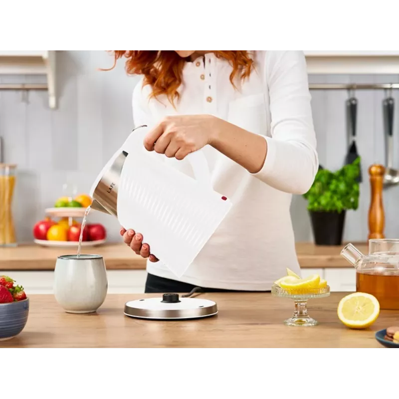 Electric kettle LAFE 1.8L 2200W White