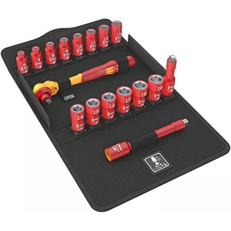Wera 8100 SB VDE 1 Socket set 17 pc(s)
