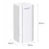 Wireless router TENDA EE3 Pro (2-pack) Dual Band 802.11ac, 2.4/5 GHz, 2882 Mbps, 3x LAN, 5 integrated antennas