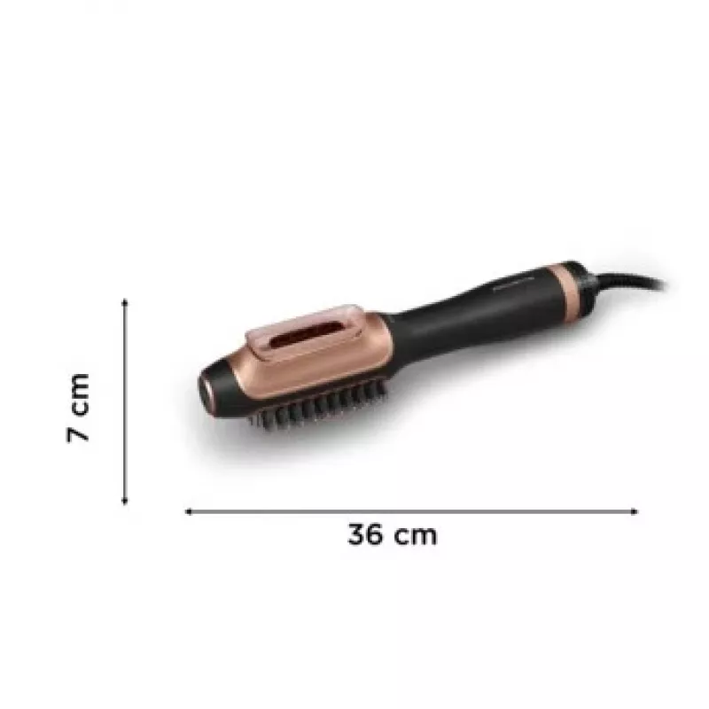 Hot air brush ROWENTA CF9840F0 — Warm technology, 220–240 V, Black/Copper, ionic function
