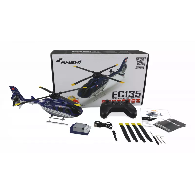 Amewi EC135 Radio-Controlled (RC) model Helicopter Electric engine 1:32