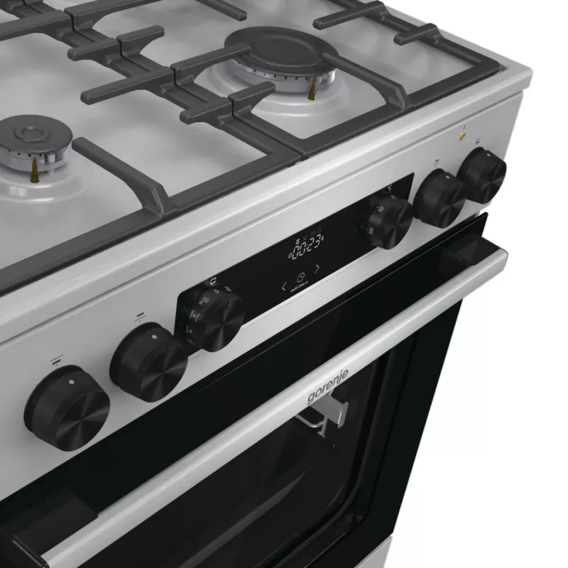 Gorenje GKS6C71XF Freestanding cooker with oven Silver