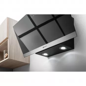 Bauknecht RBHVP 83 LM K Wall-mounted Black Stainless steel 713 m³/h
