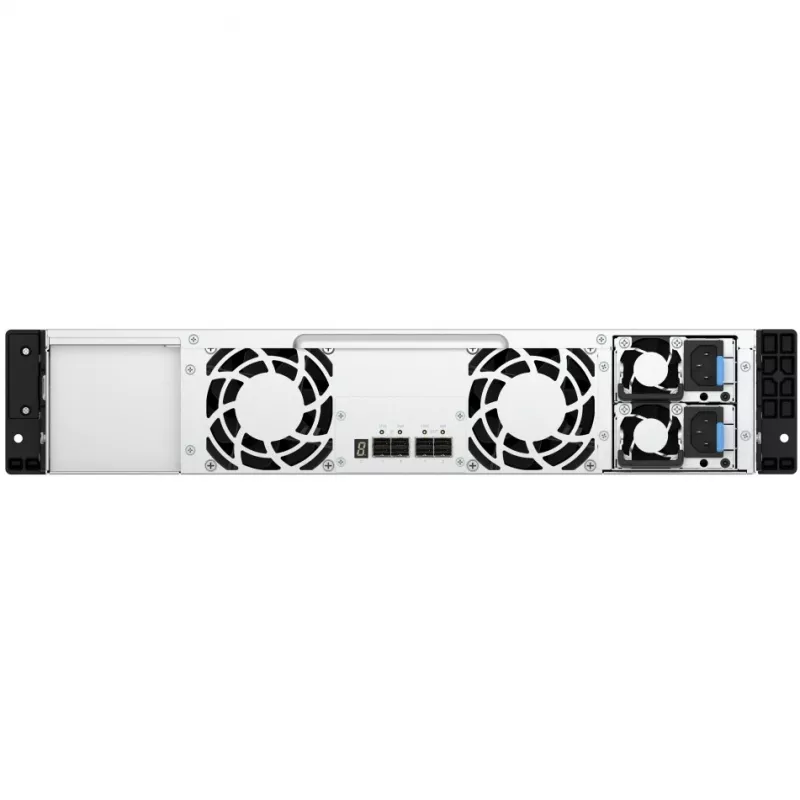 QNAP - Festplatten-Array - 12 Schächte (SATA-600) - SAS 12Gb/s (extern) - Rack - einbaufähig - 2U (TL-R1200PES-RP)