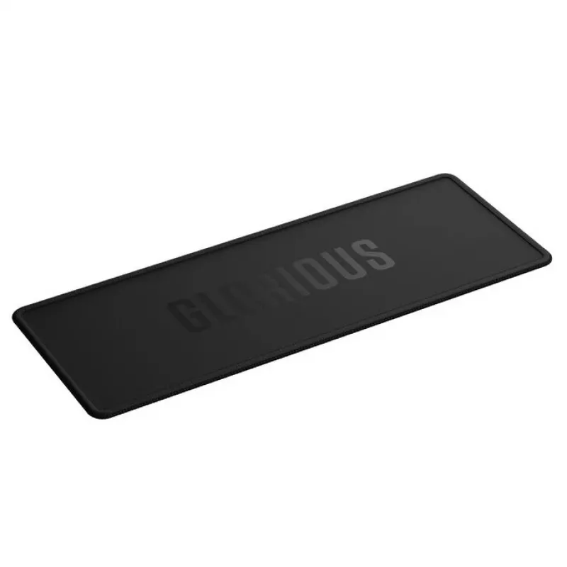 GLORIOUS 65% Keyboard Mat GLO-KB-ACC-KBM-STC-65-BLK — Black, 65% layout desk pad