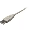 USB 2.0 Cable, USB-A Plug > USB-B Plug (Grey, 0,5 Meter)