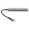 Goobay Slim 4-Port USB-Hub USB-C auf 5 Gbit/s - -Plug> 4x -Socket (76564)